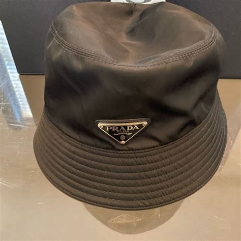 prada bucket hat blue|Prada hat size chart.